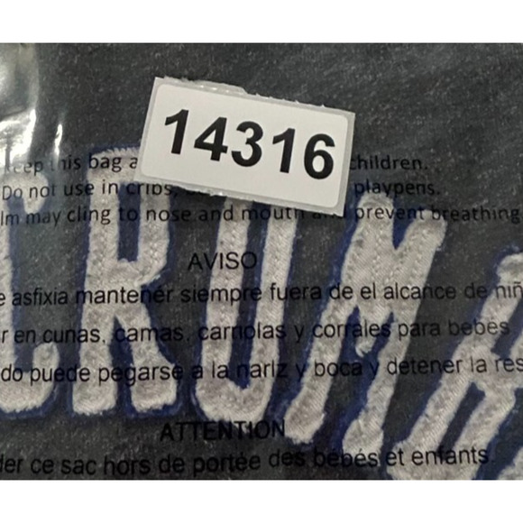 Abercrombie & Fitch Y2K Sweatshirt Womens Medium Gray Raised Logo New York - Picture 11 of 11